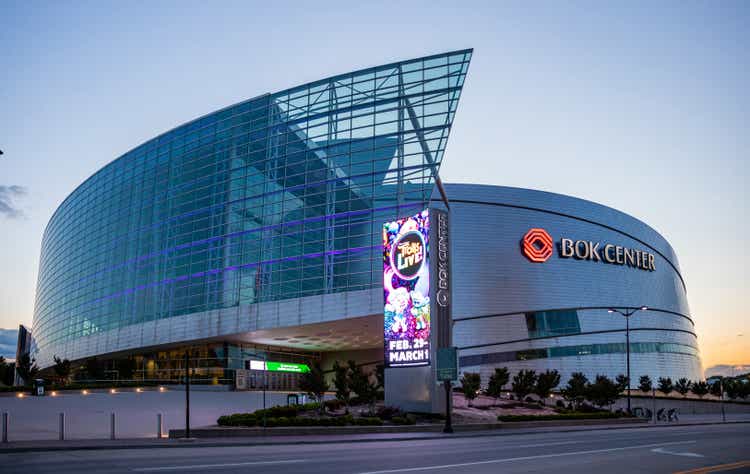 Bank of Oklahoma (Bok) Center. Tulsa, Oklahoma, US.