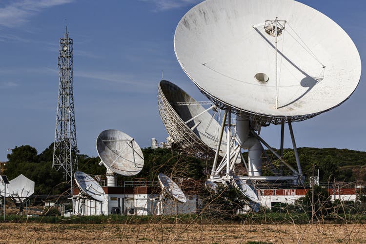 A satellite dish field in Sintra