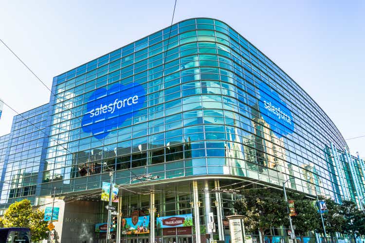 Dreamforce annual convention taking place at Moscone Convention Center