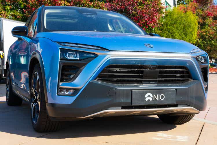 NIO ES8 is an all-electric, 7-seater midsize sport utility vehicle