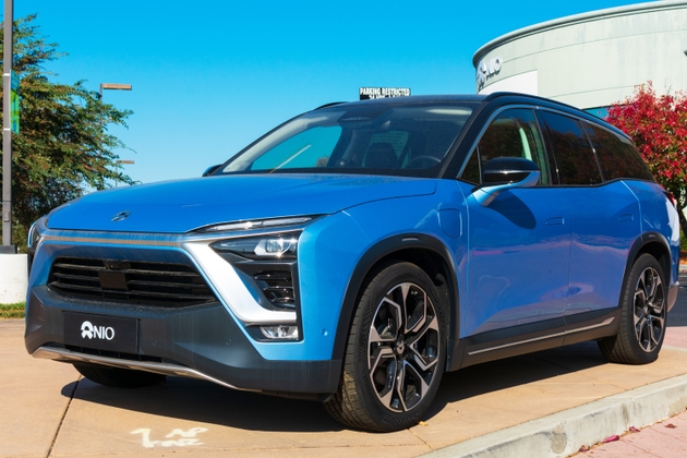 NIO ES8 is an all-electric, 7-seater midsize sport utility vehicle