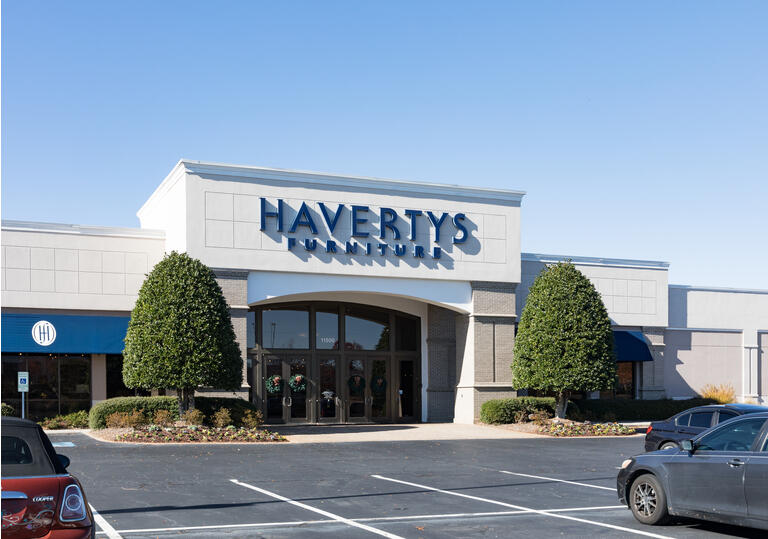 Haverty"s Furniture storefront-Pineville