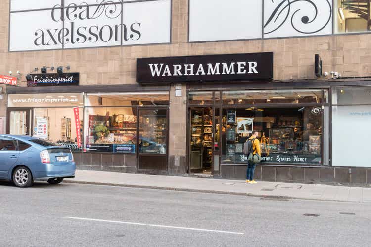 Warhammer store in Stockholm.