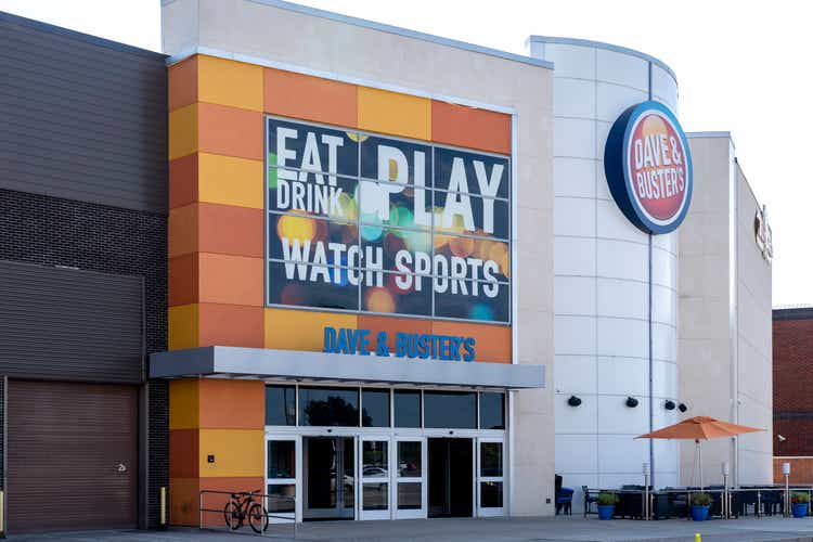 One of the Dave & Buster"s restaurant in Buffalo USA.