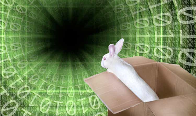 Technology concept of rabbit hole