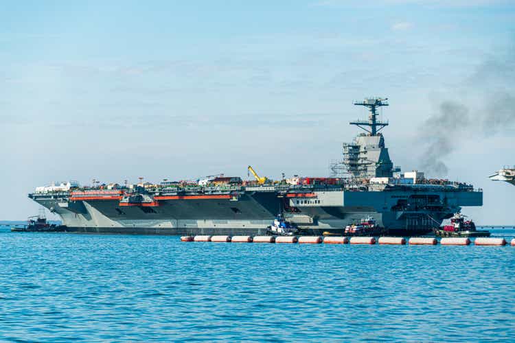 USS John F Kennedy Under Construction