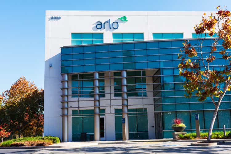 Arlo Technologies HQ facade.