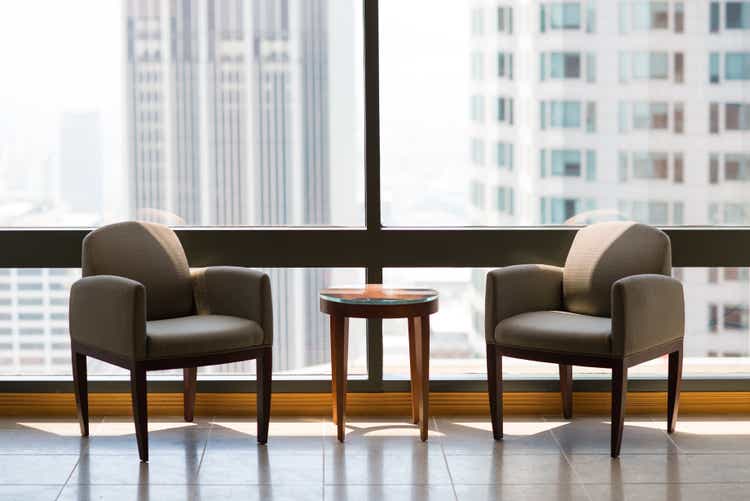 Modern Office Reception Area