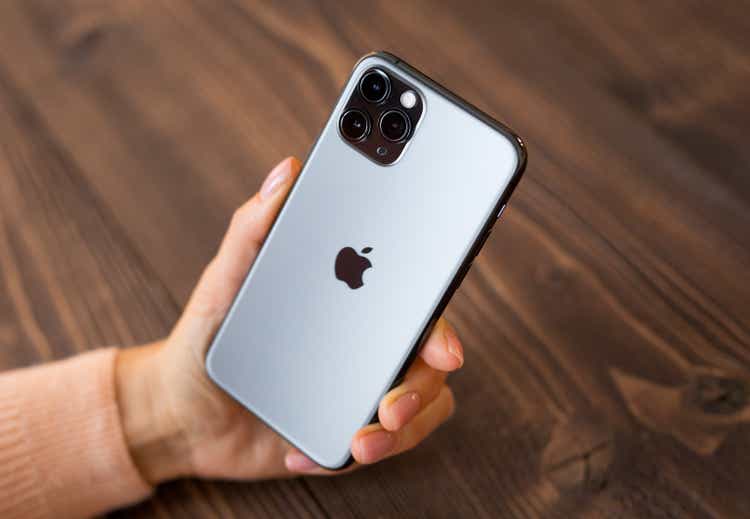 Person holding Apple iPhone 11 Pro