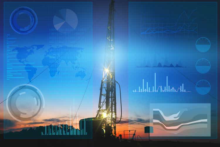 automation of oil and gas production to prevent accidental drilling of wells. The use of artificial intelligence to process and store data when drilling wells and finding productive fields