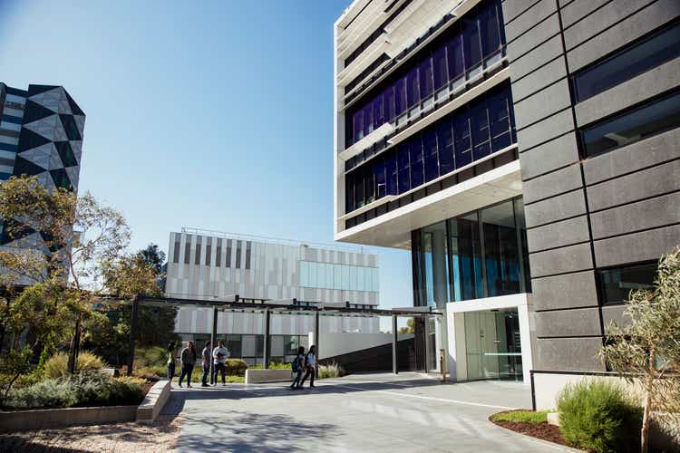 Students at University Campus