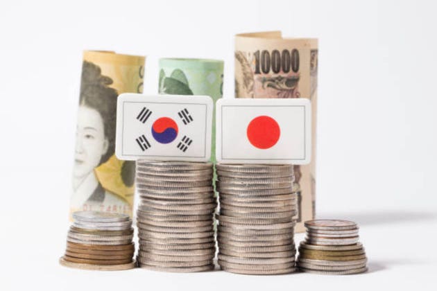 Kospi rebounds by record 18%; Japan-South Korea intervention lifts yen and won
