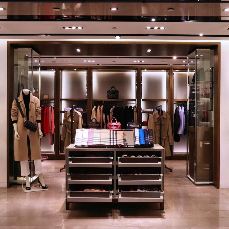 Burberry clothes store