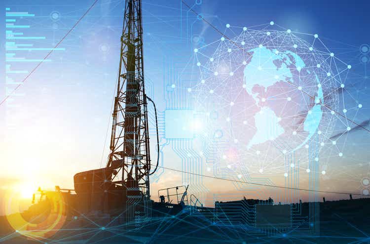 well drilling and geophysical surveys for oil and gas exploration and production.  The use of modern artificial intelligence technologies for production
