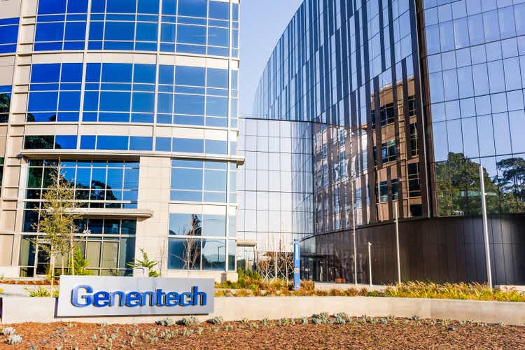 Genentech headquarters in Silicon Valley