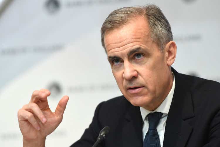 Bank of England Governor Mark Carney And Governor-Designate Andrew Bailey Announce Interest Rate Cut in Response to Coronavirus