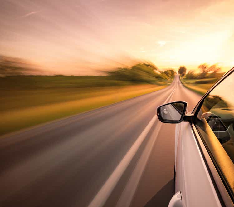 Driving on the road