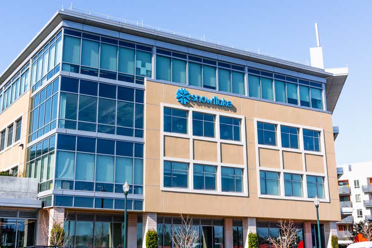 Snowflake corporate headquarters in Silicon Valley
