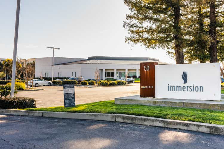 Immersion Corporation headquarters in Silicon Valley