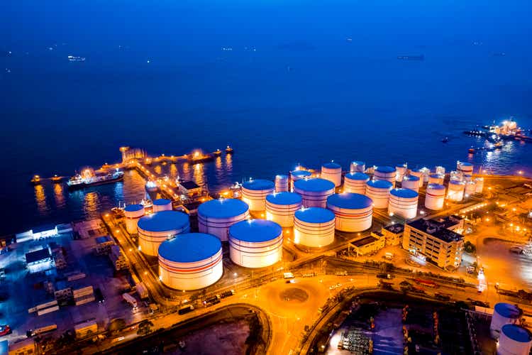 Oil tank in Hong Kong