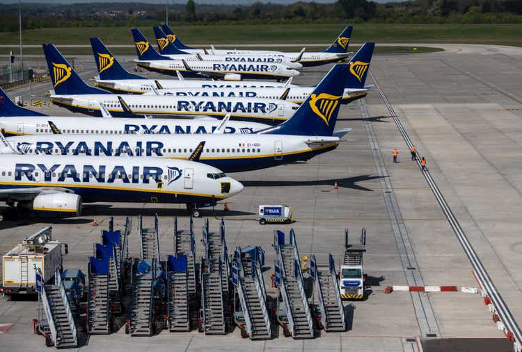 Stansted Airport Operates Limited Passenger And Freight Flights Amid Coronavirus Lockdown
