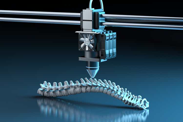 3d printer print prosthetic spine
