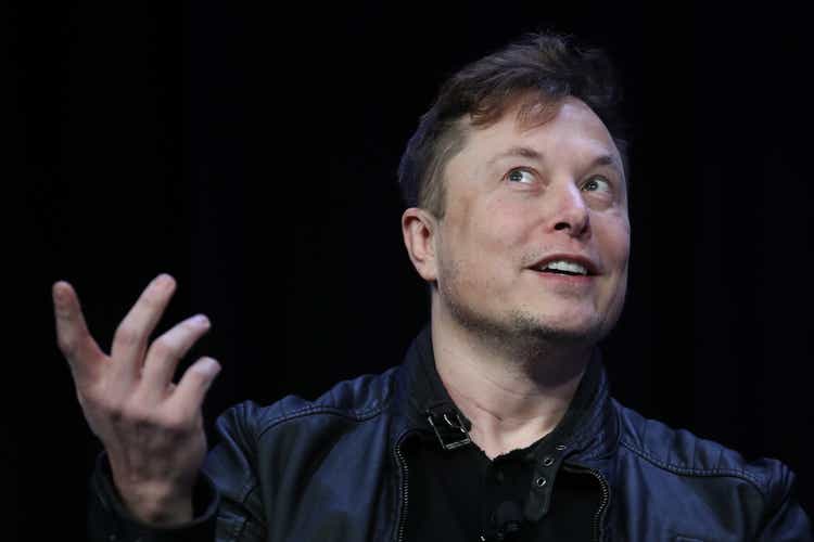 Elon Musk speaks at satellite conference in Washington, D.C.