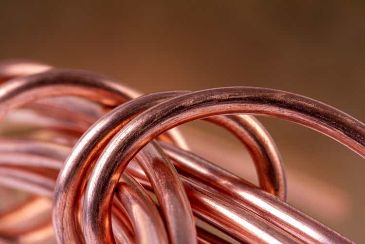 Copper raw industry