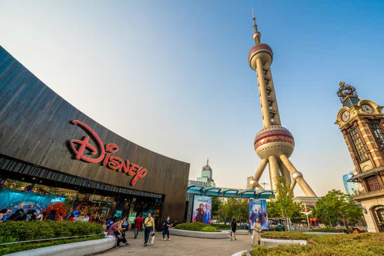 The Disney store in Shanghai
