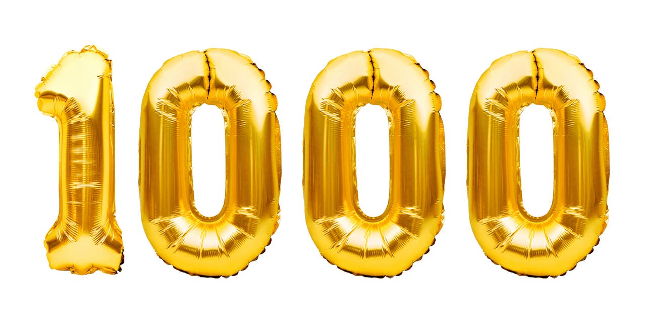 1000 Wikipedia
