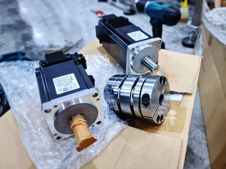 Close-up Stainless Steel Mechanical Flexible Coupling for Servo Motor
