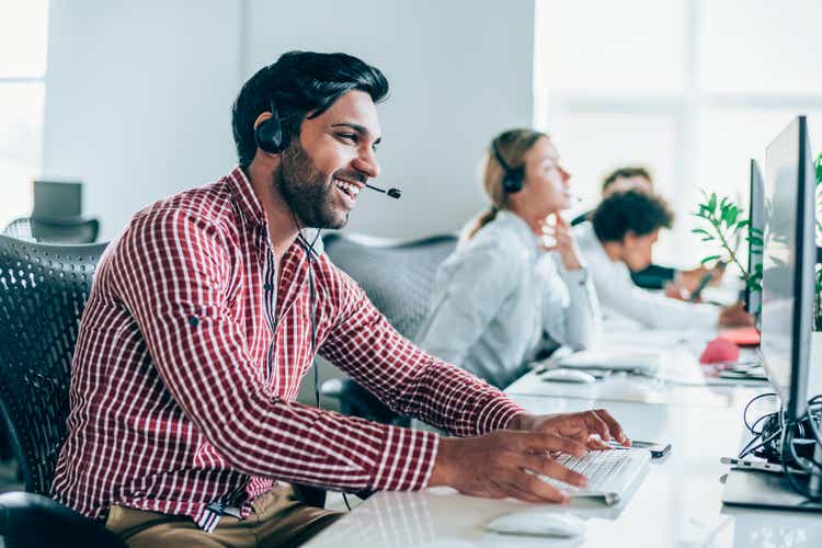 Answering your call with a smile