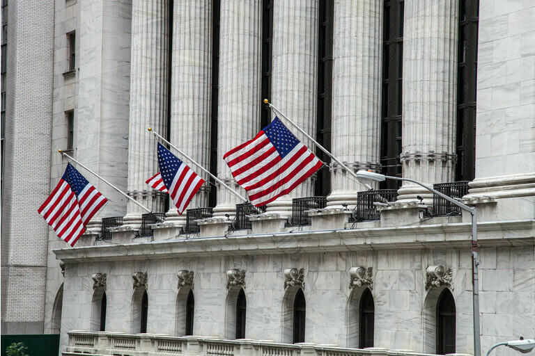 Wall Street stock market exchange