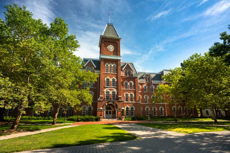 Ohio State University campus in Columbus Ohio USA