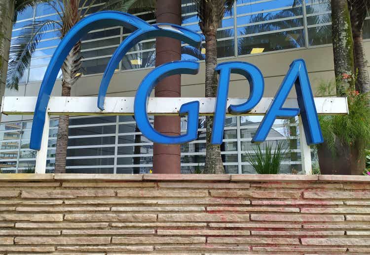 Logo of GPA"s, Pao de Acucar Group, Sao Paulo.