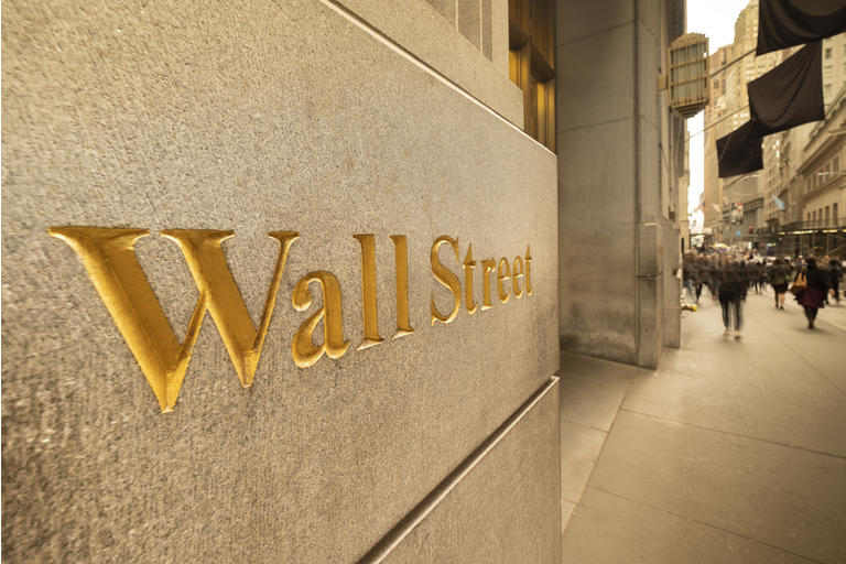 Affaires sur Wall Street à Manhattan