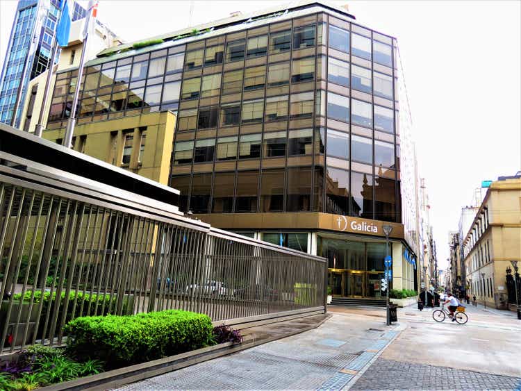 Bank of Galicia office building in Buenos Aires.