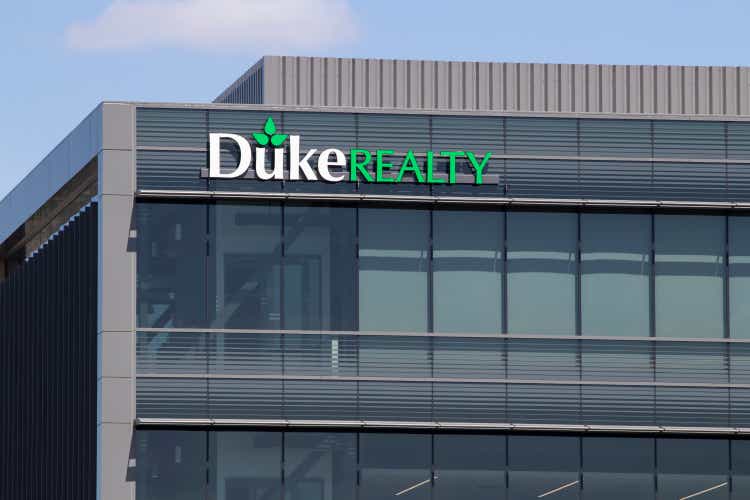 Duke Realty corporate headquarters. Duke Realty owns and operates more than 149 million square feet of logistics properties.