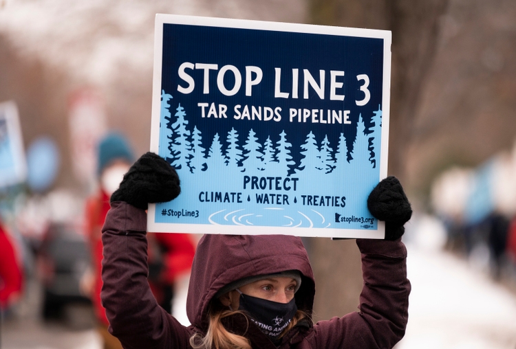 Activists Protest Approved Pipeline In Minnesota, Citing Pandemic Concerns