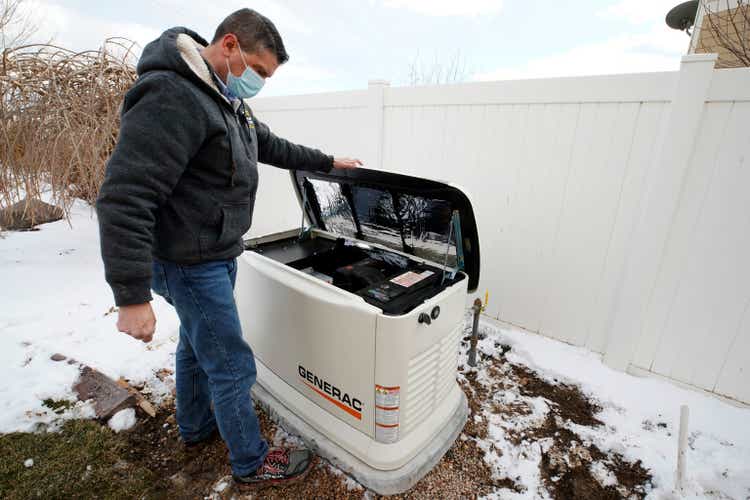 Americans Turn To Home Generators As Large Parts Of Nation Experience Freezing Temperatures