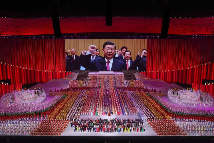 China Celebrates 100th Anniversary Of The Communist Party At Mass Gala