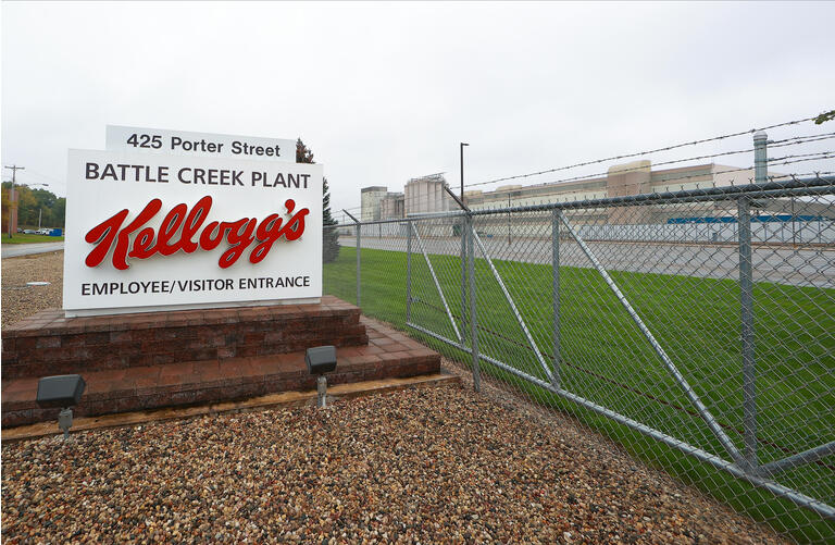 Kellogg"s Cereal Plant Workers Go On Strike