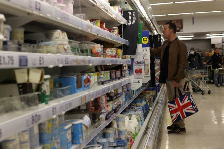 Empty Shelves Amid Supply Chain Disruptions Across UK