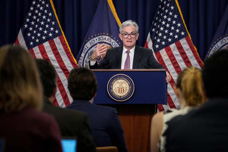 Federal Reserve Chair Jerome Powell Holds News Conference Following Federal Open Market Committee Meeting