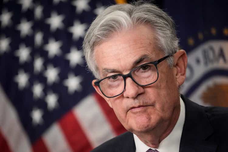 Federal Reserve Chair Powell Holds Press Conference On Interest Rate Announcement