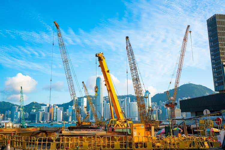 Construction Site in Hong Kong