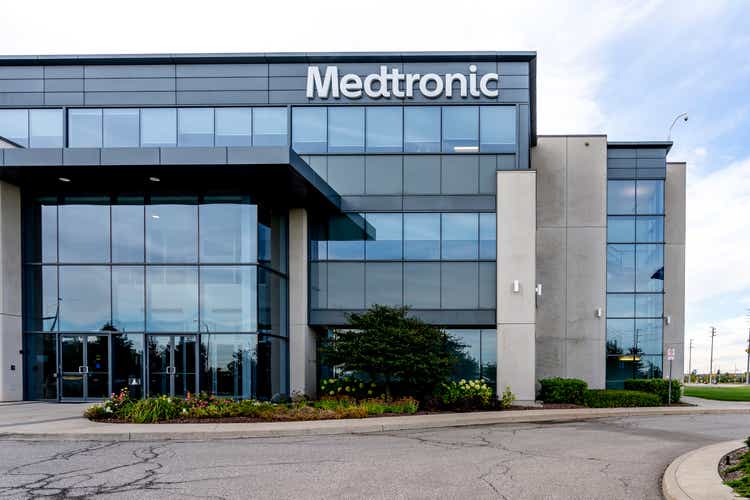 Medtronic at Canada Headquarters in Brampton, Ontario, Canada.