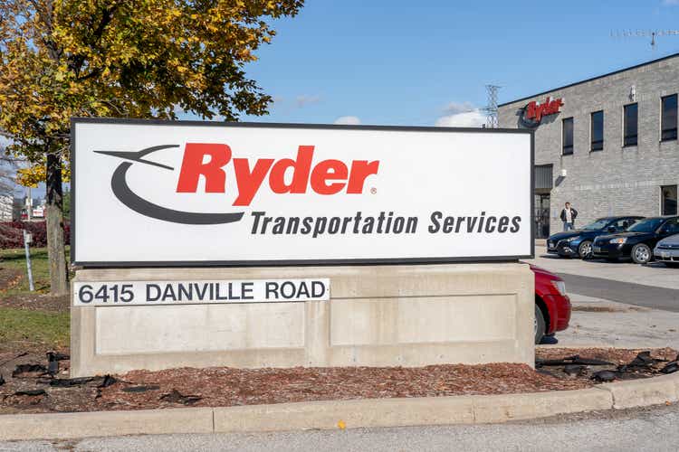 Ryder Canada head office in Mississauga, Ontario, Canada.