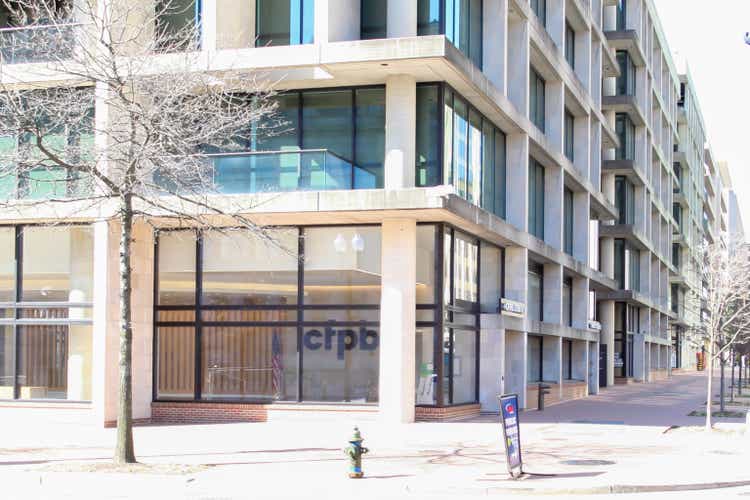 The headquarters of the Financial Consumer Protection Office in Washington, DC