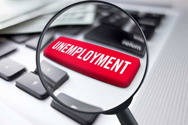 Searching unemployment benefits online